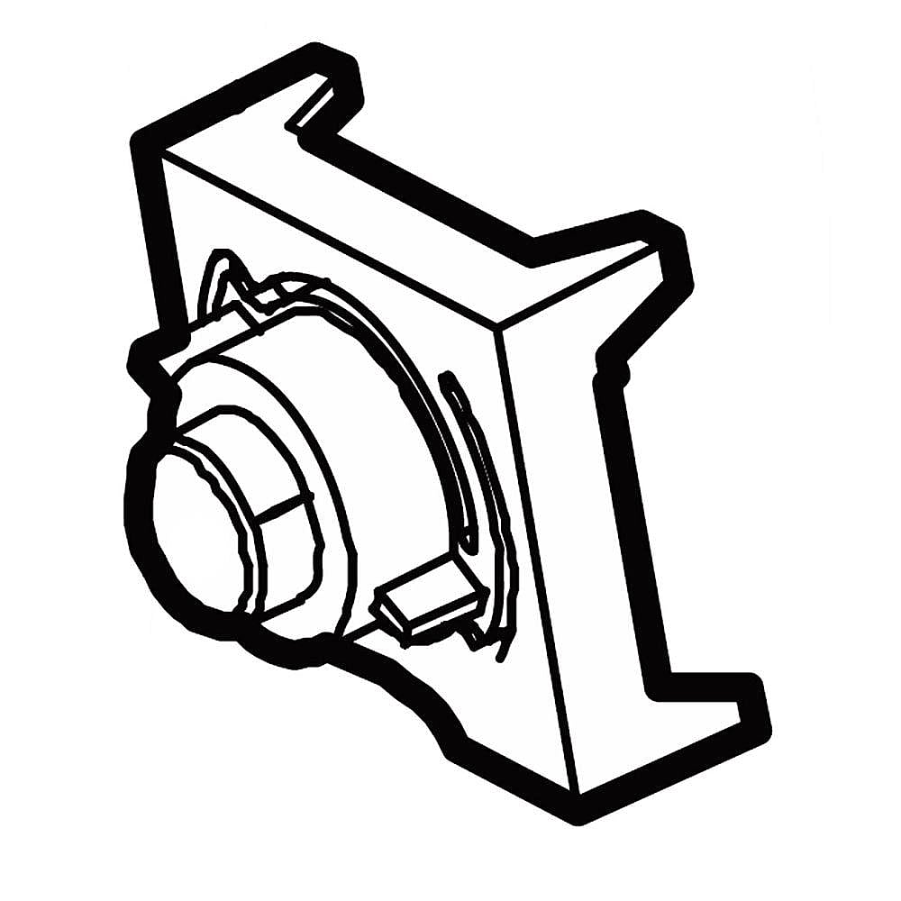 Frigidaire Part #137320910, Push Button | 1.00 x 1.00 x 0.95