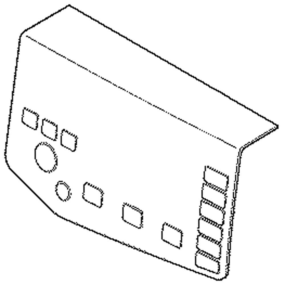 Frigidaire Part #137356210, Panel | 9.70 x 6.05 x 2.10