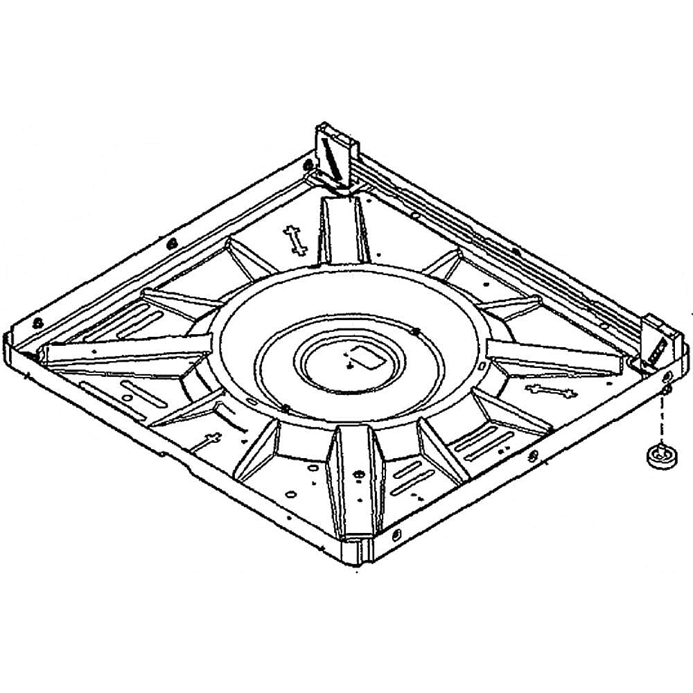 Frigidaire Part #137364600, Base Assembly | 27.00 x 25.50 x 4.50