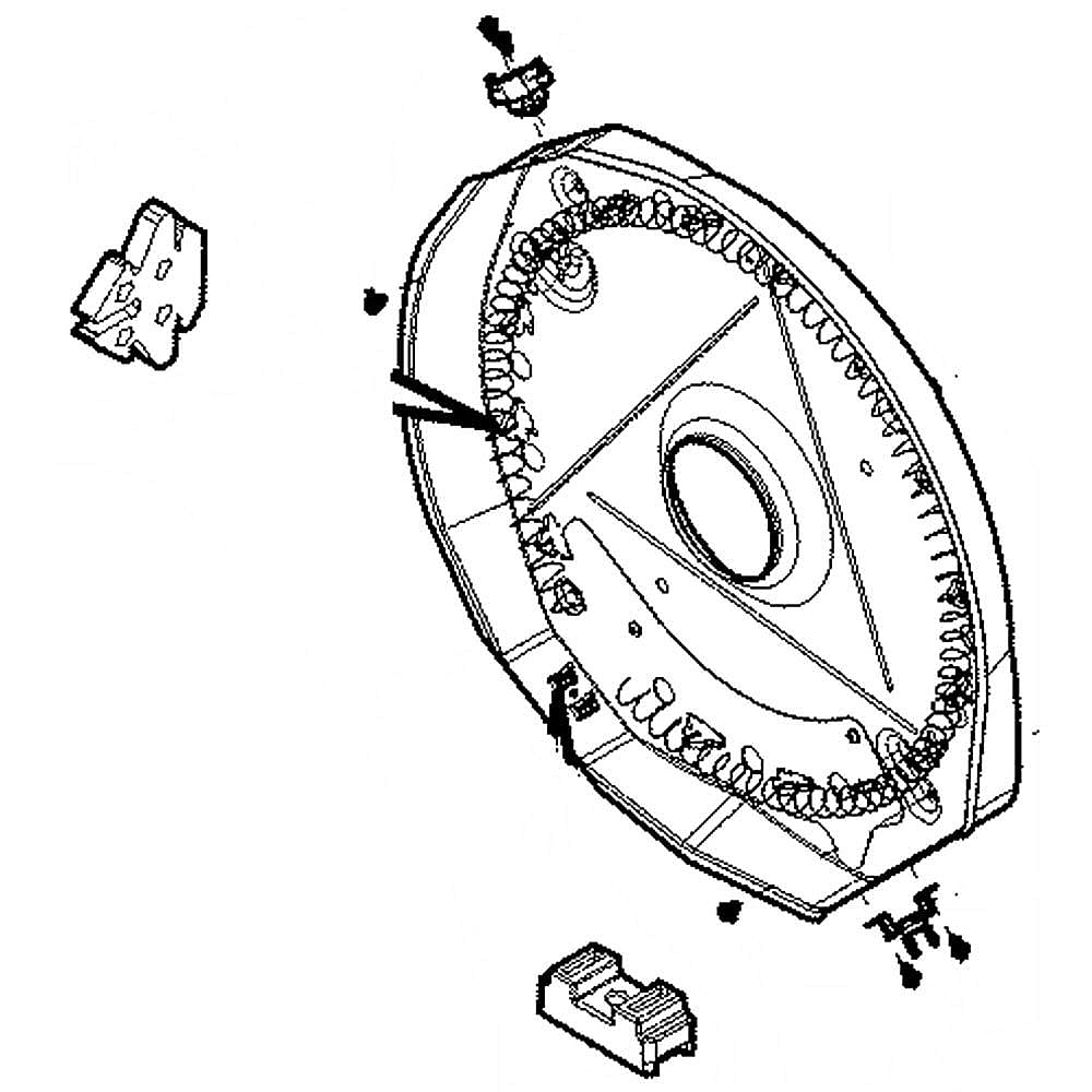 Laundry Center Dryer Heating Element Assembly