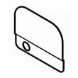 Kenmore Dryer Cabinet Cut-out Cover for Electrolux EFMC427UIW2 - Part 137537100