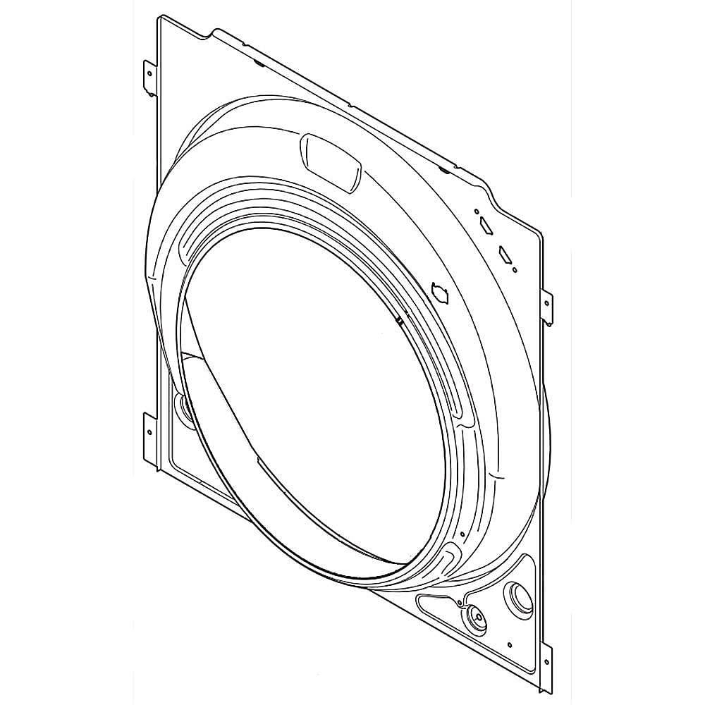 Part #137556105, Dryer Bulkhead / 27.00 x 26.00 x 3.50