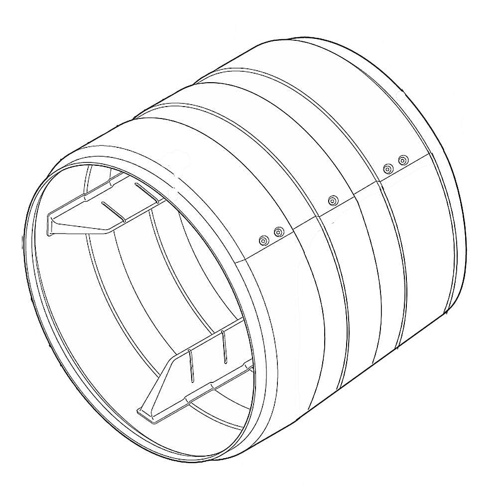 Part #137623100, Dryer Drum