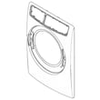 Dryer Front Panel (titanium) for Electrolux EFME517SIW0 - Part 5304505094