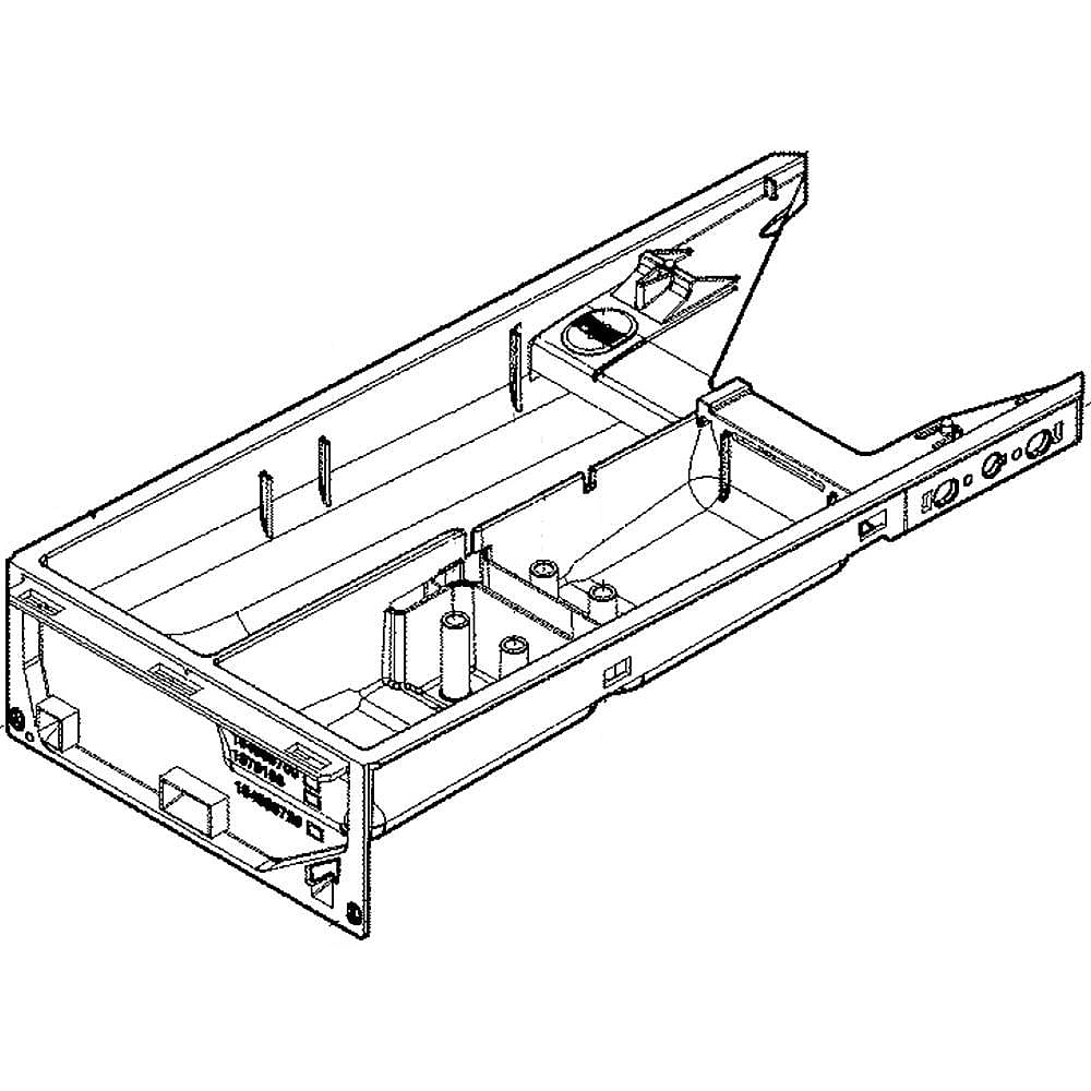 Electrolux Part #5304505336, Washer Dispenser Drawer | 18.20 x 8.50 x 5.30