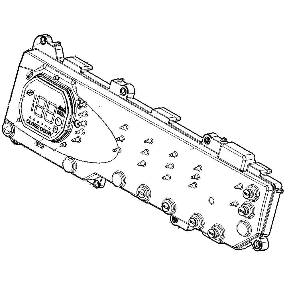 Part #5304510359, Dryer User Interface / 12.85 x 4.25 x 1.75