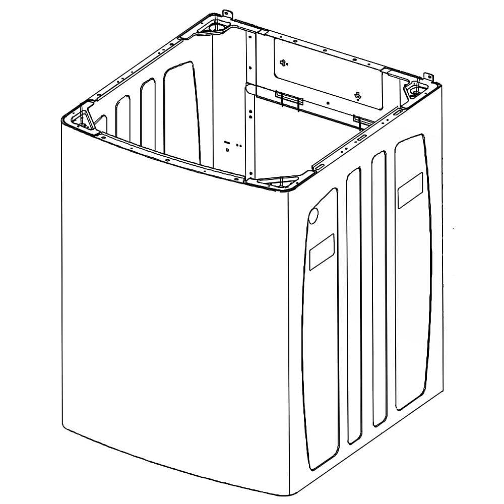 Part #5304511330, Cabinet, assembly , white / 34.00 x 28.00 x 27.00