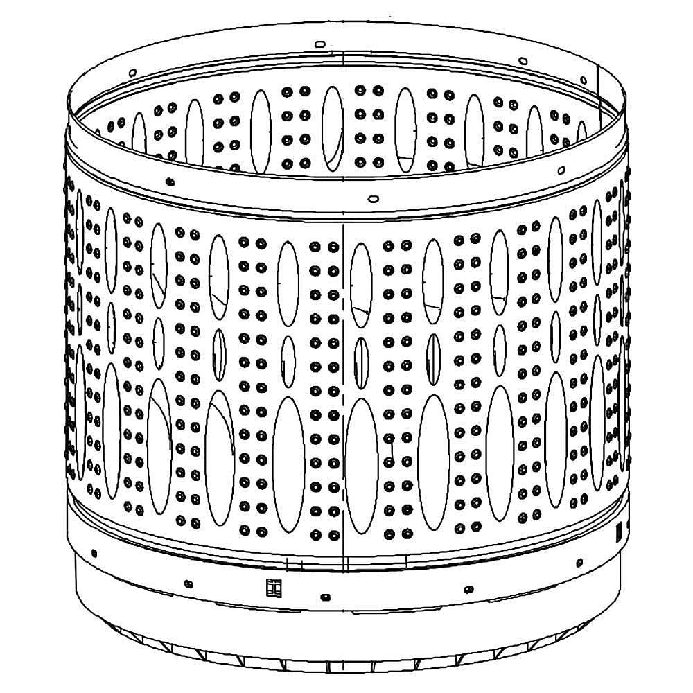 Frigidaire Part #5304511351, Tub, assembly , stainless | 26.00 x 16.60 x 2.95
