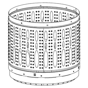 Tub,assembly ,stainless 5304511351