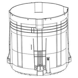 Tub,assembly ,outer ,subordinate 5304511353