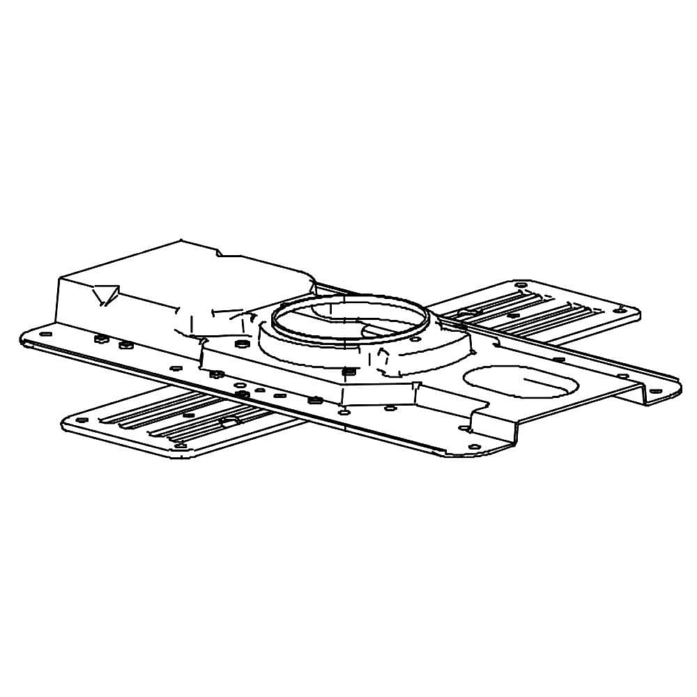 Part #5304511354, Plate, base , outer Tub / 21.55 x 18.10 x 2.50