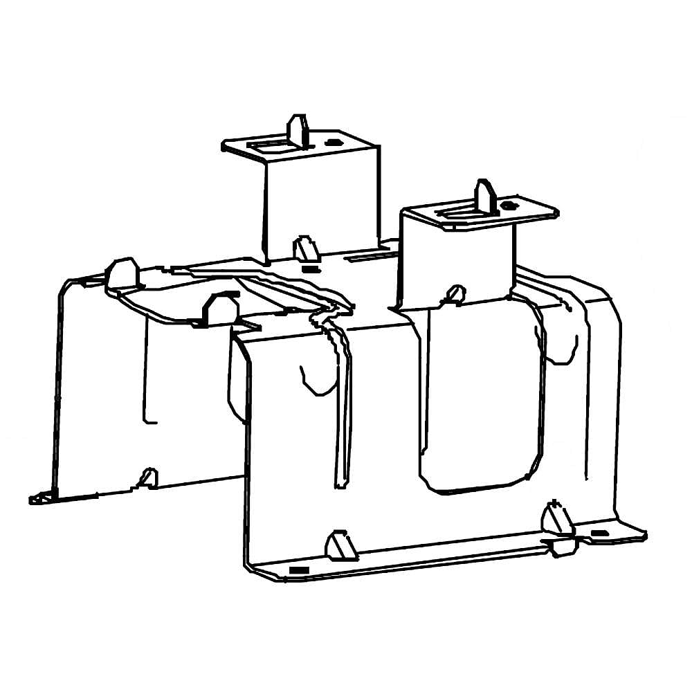 Frigidaire Part #5304511374, Heater Support | 5.10 x 4.65 x 4.10