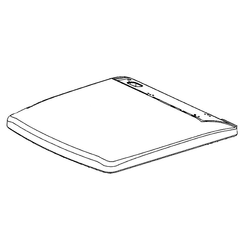 Part #5304511387, Top Cover, white / 27.25 x 27.00 x 4.50