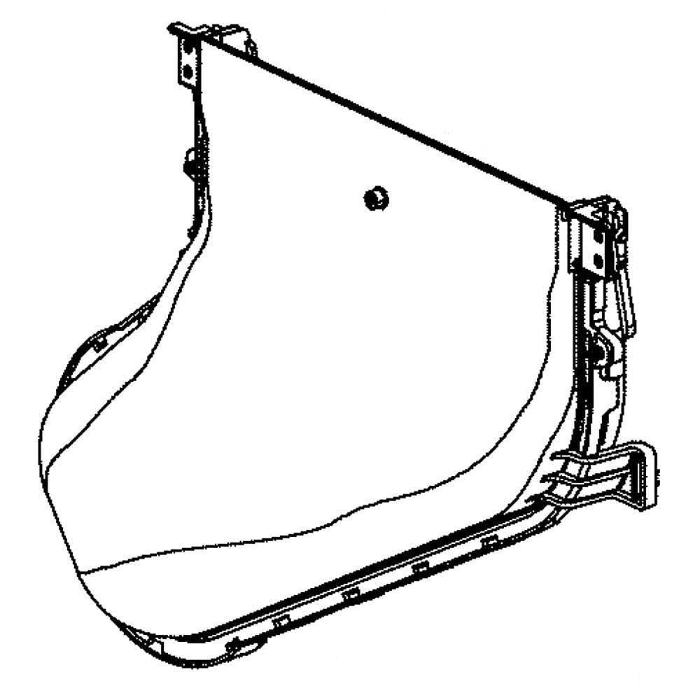 Part #5304511409, Dryer Lint Duct / 19.10 x 15.15 x 3.70