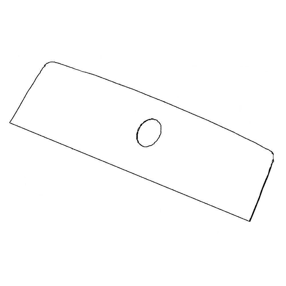 Part #5304511419, Overlay, control Panel , white / 21.00 x 8.05 x 0.75