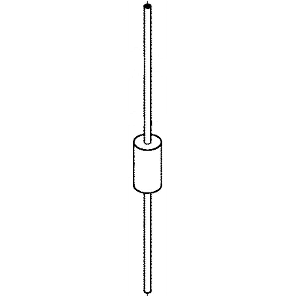 Part #5304515739, Laundry Center Washer Water-Level Pressure Switch Hose / 19.85 x 1.75 x 1.55