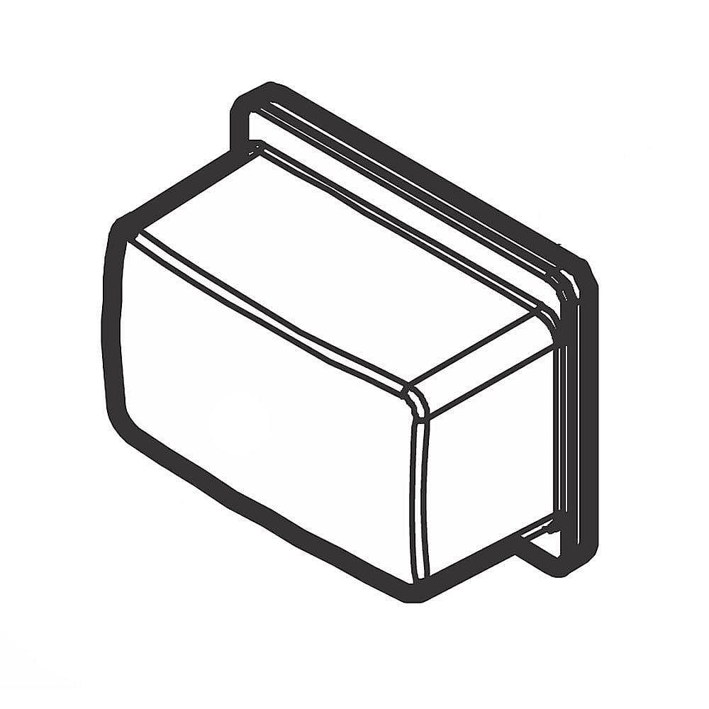 Part #5304515791, Button, water Level , white