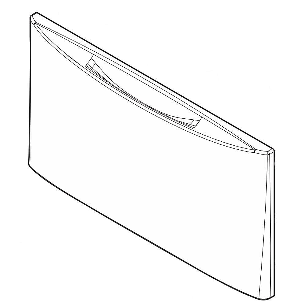 Part #5304518476, Laundry Appliance Pedestal Drawer Front Panel (Titanium) / 27.25 x 14.50 x 2.50