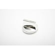 Dryer Control Knob (silver) for Gibson DG27A5WXFE - Part 5308015435