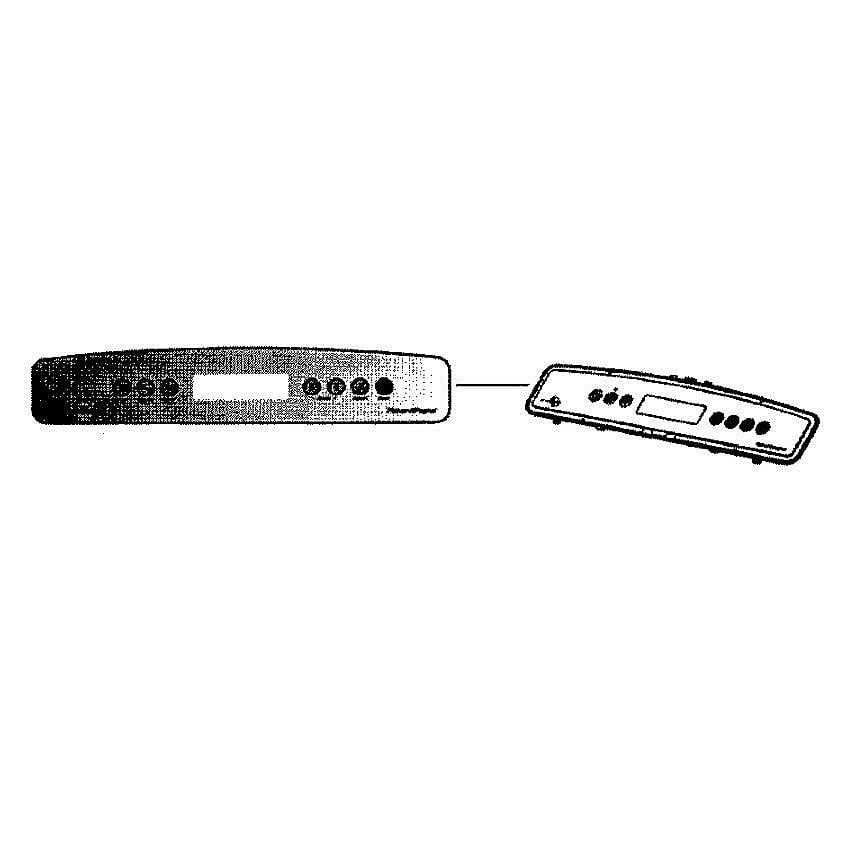 Part #395717P, Fisher & Paykel Fascia Dx Imd Assy