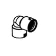 Fisher & Paykel Fisher & Paykel Hose Elbow for Fisher & Paykel WA42T26GW1-96184A - Part 421801