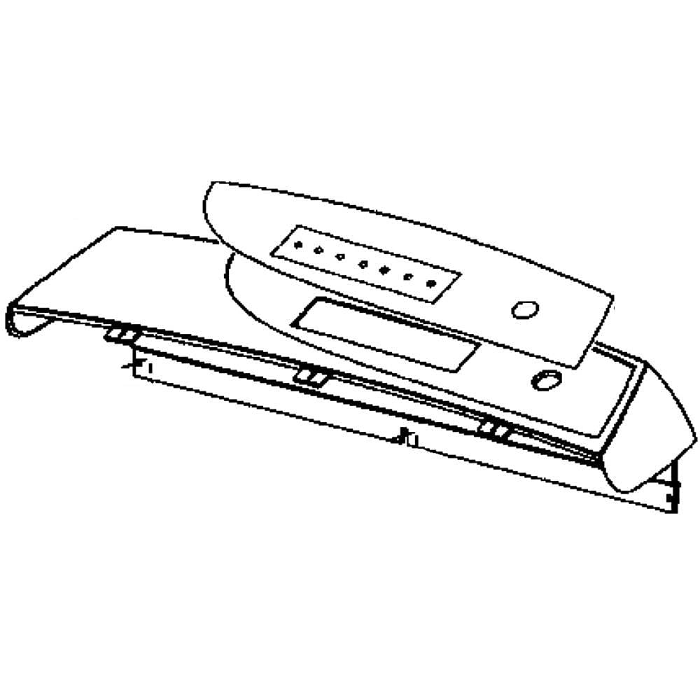 Part #we19M1464, Fisher & Paykel Dryer Console