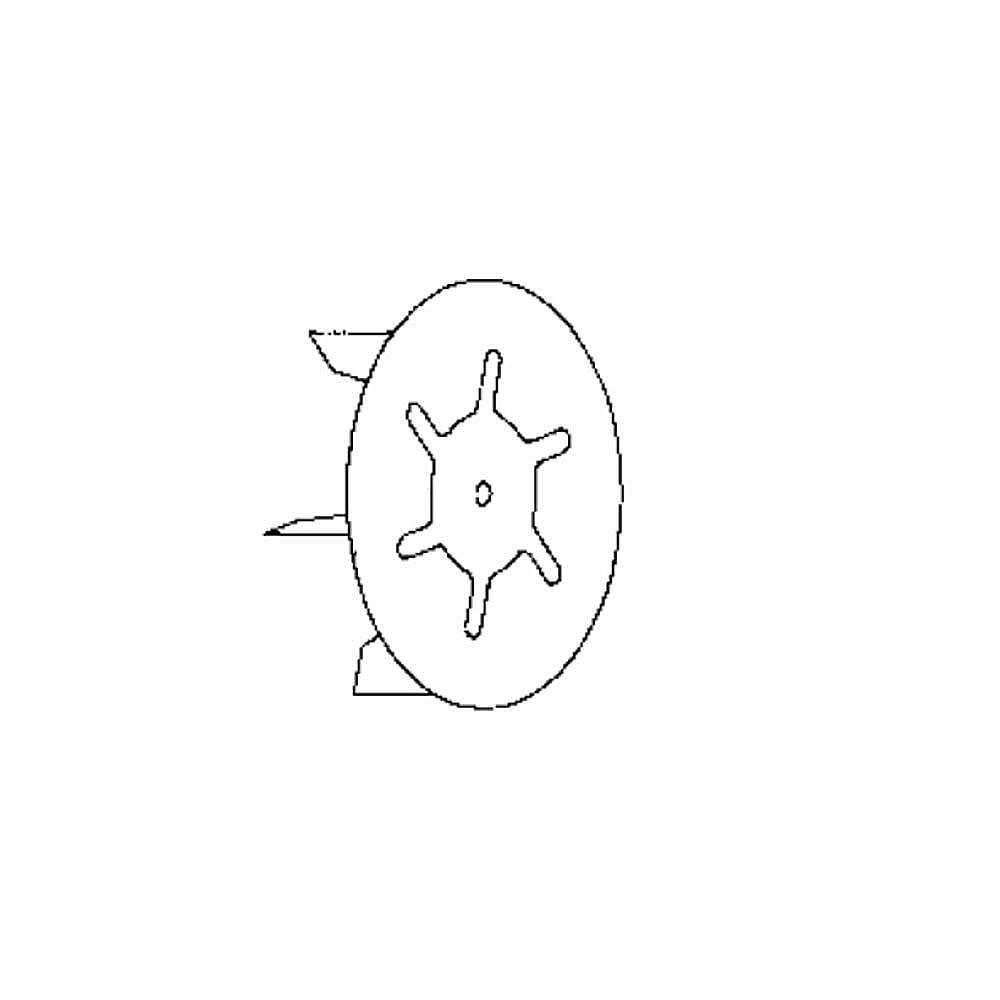 Part #620661, Danby Danby Dryer Blower Wheel