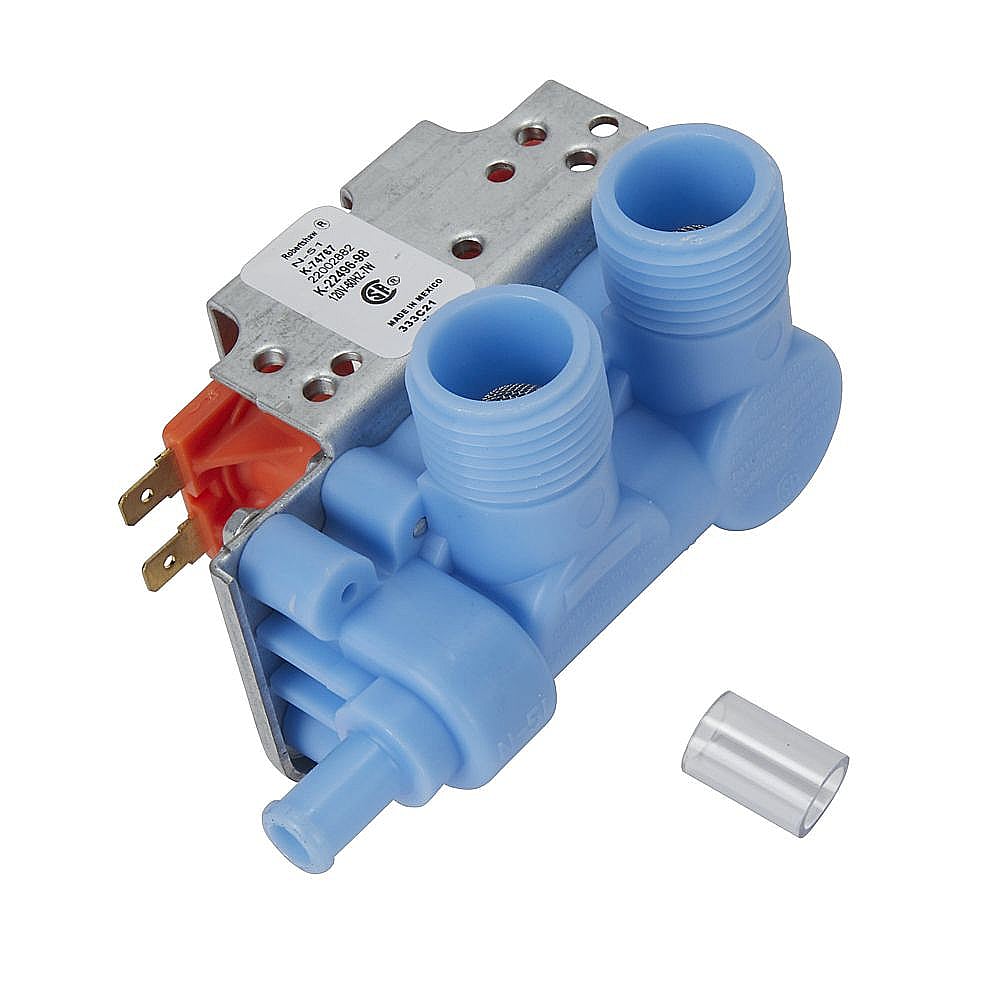 Part #205613, Washer Water Inlet Valve (Replaces 203177, 205614, 21001605, 22002882, 25832, 25832R) / 4.50 x 4.75 x 3.63