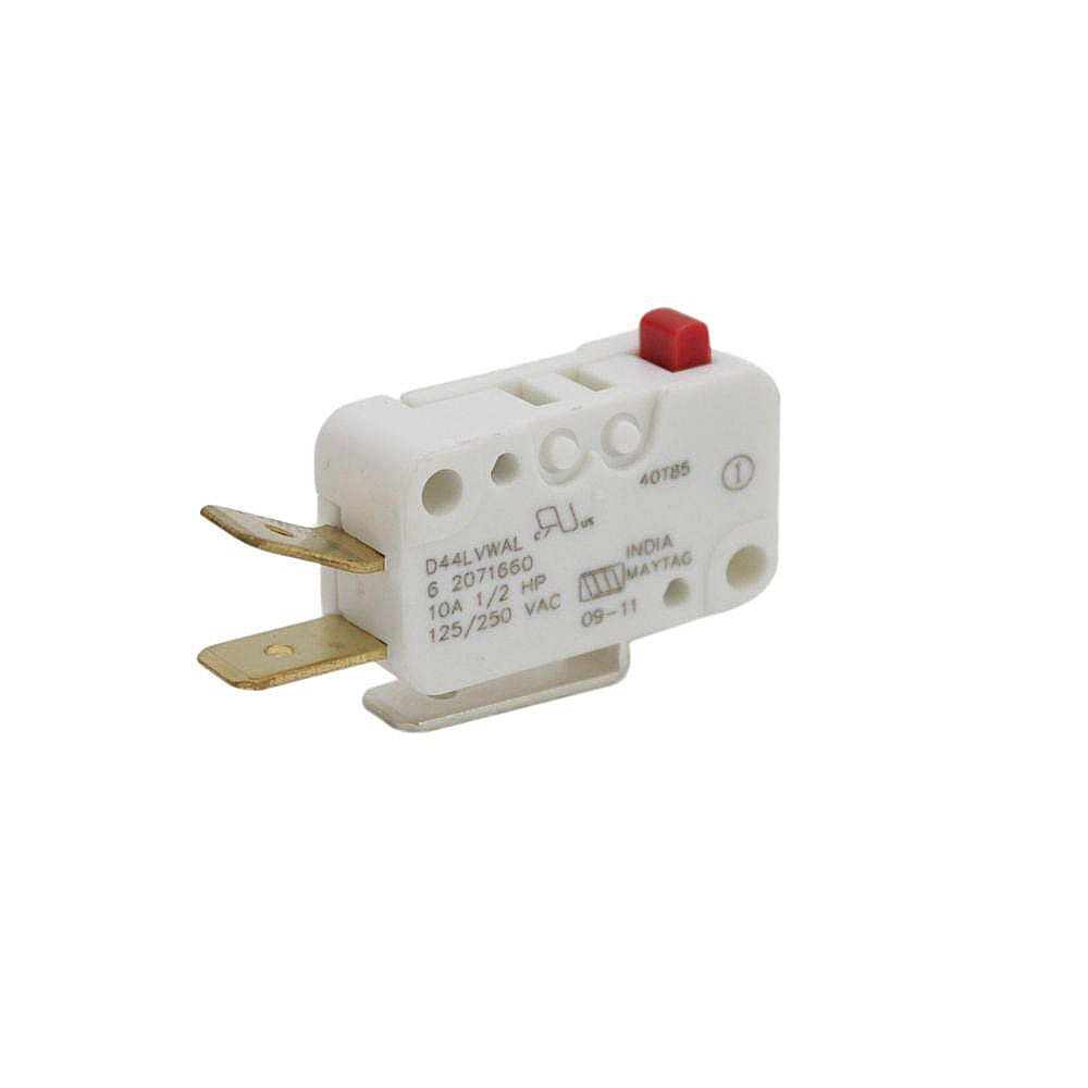Part #wp207166, Washer Lid Switch (Replaces 207166) / 1.50 x 1.75 x 0.37