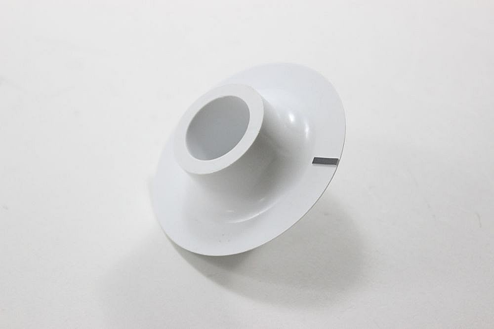 Part #21001600, Washer Timer Dial Skirt (White) / 3.00 x 3.00 x 1.62