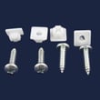 Laundry Appliance Pedestal Rail Slide Screw And Anchor Set for Maytag MAL1800AXW - Part 34001399