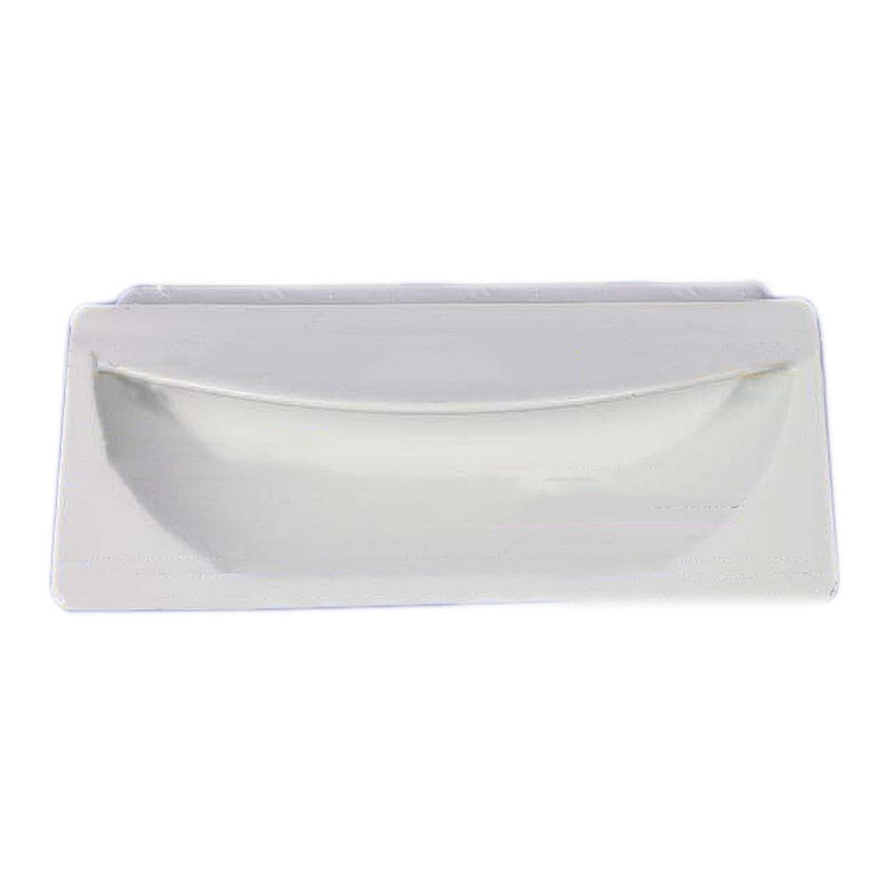 Part #wp35001048, Dryer Door Handle (White) / 5.50 x 2.50 x 0.87