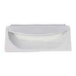 Dryer Door Handle (white) for Maytag MDE2400AYW - Part WP35001048