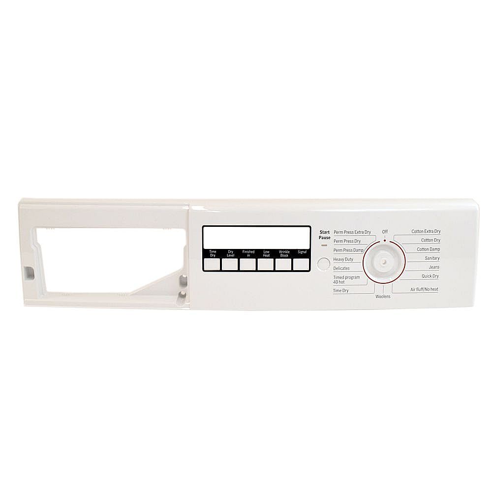Part #00749020, Dryer Control Panel