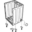 Cabinet Assembly for LG DLE2515S - Part 3091EL0003K