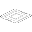 Washer Bottom Panel for LG WD100CV - Part 3550ER0032D