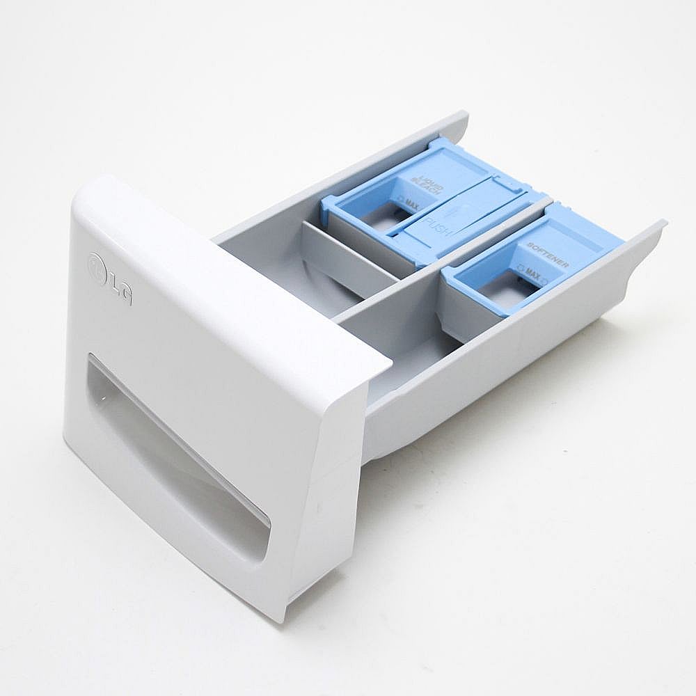 LG Part #3721Er1274P, Washer Dispenser Drawer Assembly (White)