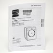Dryer Owner's Manual for Kenmore 79680318900 - Part 3829EL3010S