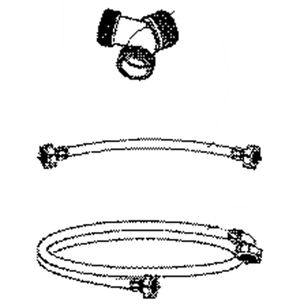 Part #5001El2001X, Dryer Steam Hose Installation Kit