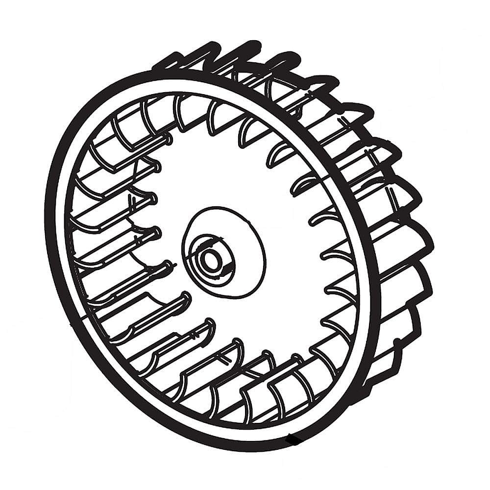 Part #5834El2001A, Dryer Blower Impeller