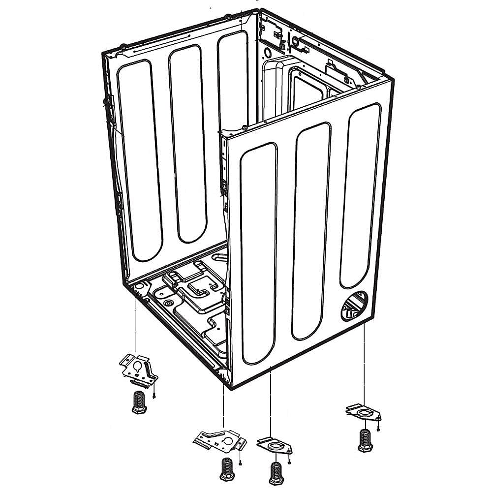 Part #abj34640617, Lg Cabinet Assembly