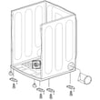Cabinet Assembly for LG DLEY1701W - Part ABJ73928201