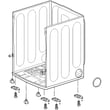 Kenmore Elite Dryer Cabinet Assembly ABJ73928219