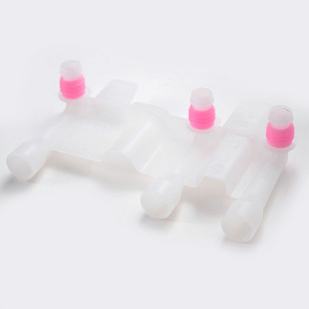 Part #acj73350401, Washer Water Valve Connector Assembly (Replaces Acj73650201) / 5.55 x 3.60 x 1.55