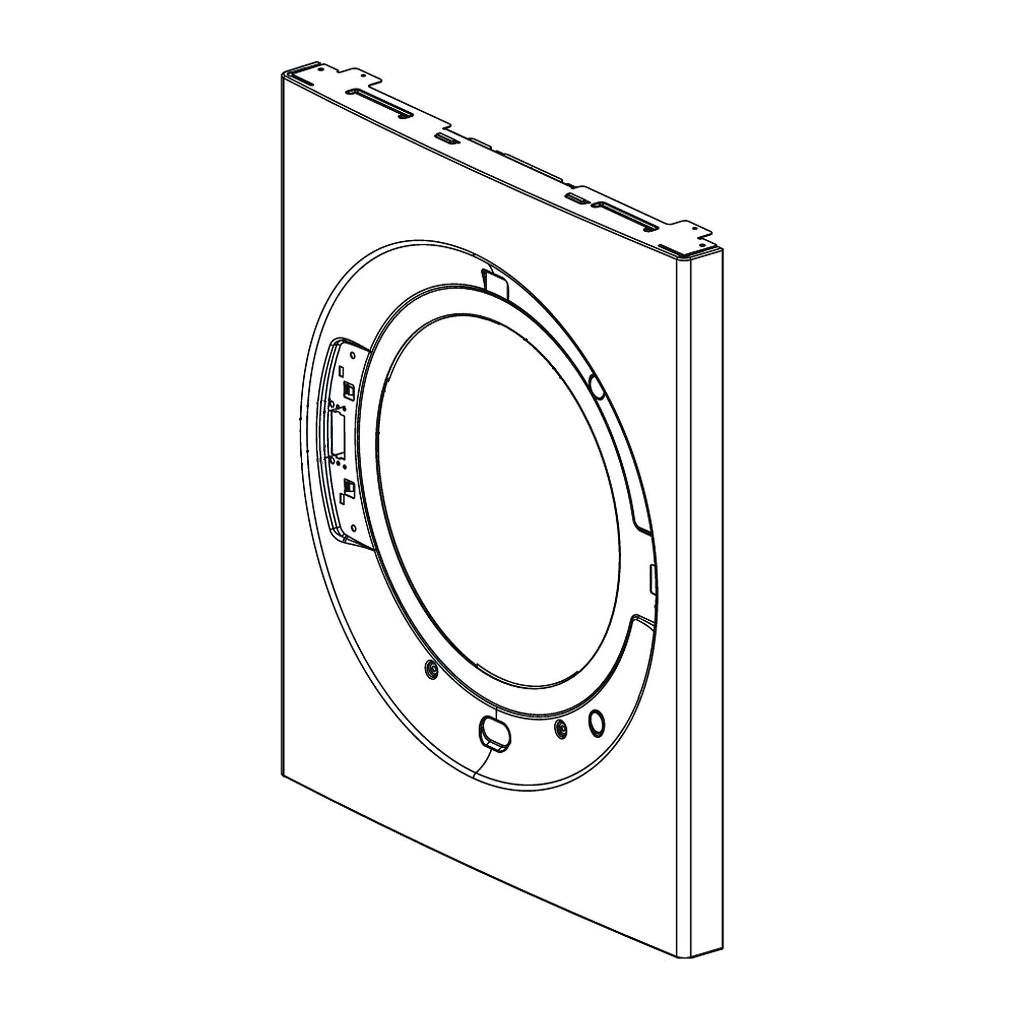 Part #acq30025838, Laundry Center Dryer Front Panel