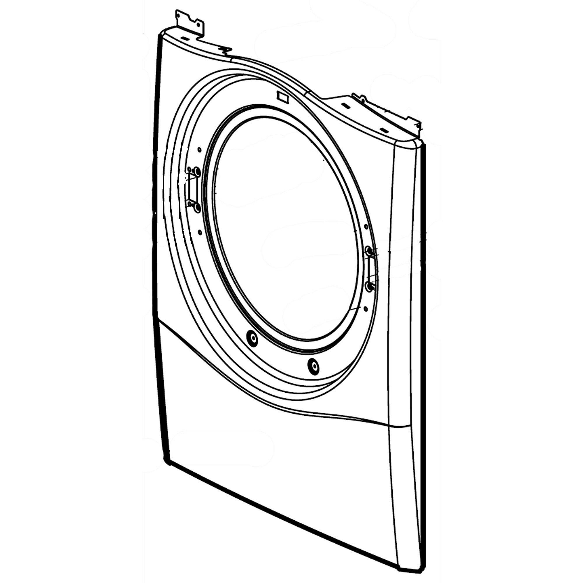 Part #acq72301034, Dryer Front Panel / 37.60 x 30.27 x 4.80