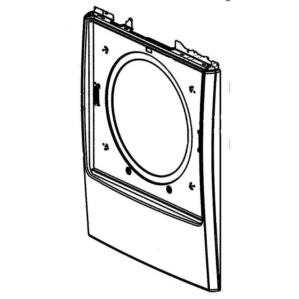 Part #acq74107501, Dryer Front Panel
