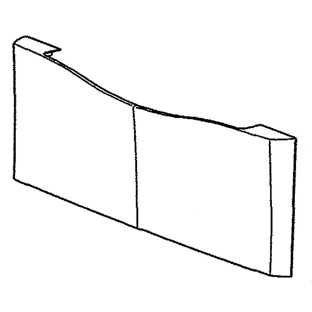Part #acq85953801, Kenmore Laundry Appliance Pedestal Drawer Front Panel Assembly
