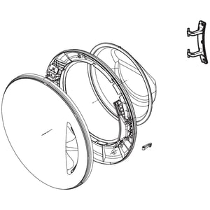Washer Door Assembly ADC33666420