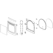 Dryer Door Assembly for Kenmore Elite 79671522211 - Part ADC72922708